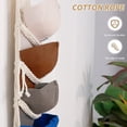 thumbnail image 4 of Livhil Boho Hat Rack for the Wall, Macrame Hat Hanger for Baseball Caps Organizer, Bohemian Hat Holder for Hanging Decoration and Display, 4 of 7