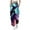 Sky Blue, variant on Women's Casual Pants Comfortable Sport Sweatpants with Floral Print Loose Fit Jogger Pants for Everyday Wear