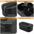 thumbnail image 4 of 800ml Camping Lunch Box with Foldable Handle for Backpacking Hiking Fishing Mountaineering, 4 of 8