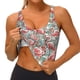 thumbnail image 3 of Fotbe Pink Flamingo Sujetador Deportivo Largo sin Aros para Mujer con Almohadillas y Soporte Medio, Transpirable y Absorbente, Camiseta Tipo Chaleco o Tank Top-Large, 3 of 8