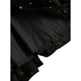 thumbnail image 3 of Children Sleeveless Bronzing Dress with Ruffle, Girls Round Collar Middle Length Princess Dresses, 3 of 6