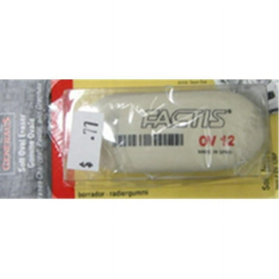 General Pencil  Factis Soft Oval Eraser
