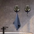 thumbnail image 4 of Gancho de ventosa, gancho fuerte y resistente, gancho de ducha con ventosa al vacío, reutilizable, baño, cocina, inodoro, (2 piezas, bronce), 4 of 5