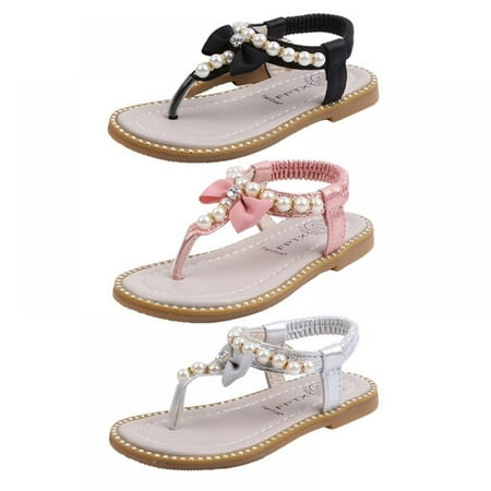 

Girls Sandals Gladiator Flowers Sweet Soft Children s Beach Shoes Kids Summer Floral Sandals