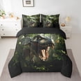 thumbnail image 2 of Castle Fairy Jungle Animal Dino Twin Bedding Sets,Woodland Wildlife Bedding Comforter Set, 2 of 8
