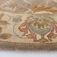 thumbnail image 3 of Safavieh Heritage Regis Oriental Wool Area Rug, Brown/Ivory, 8' x 8' Round, 3 of 11
