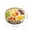 ACE-Beige-S, variant on 6‑Compartment Rotating Divided Snack Storage Container, Transparent Food Organizer Box