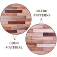 thumbnail image 4 of 7 Sheets Dollhouse Wallpaper Self-adhesive Vintage Miniature Wall Sticker Dollhouse Tile Decal, 4 of 4