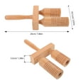 thumbnail image 2 of Luxshiny 1 Set Musical Instruments for Kids Wood Guiro Hand Eye Coordination Music, 2 of 8