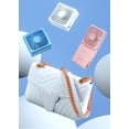 thumbnail image 3 of Mini ventilador de cuello recargable USB con soporte portátil, pequeño dispositivo de enfriamiento portátil UHUSE mini ventilador, 3 of 9