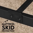 thumbnail image 4 of Golden Gate Beds Victorian Style Metal Platform Bed Frame with Antique Wrought Iron-Art Headboard and Footboard, Classic Cama Steel Mattress Foundation, No Box Spring Needed, Queen Size, Black Finish, 4 of 7