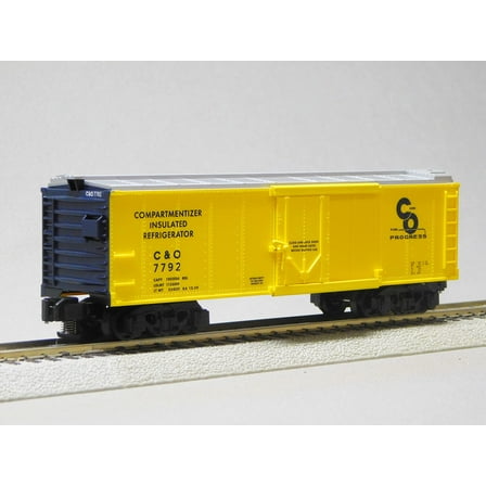LIONEL AMERICAN FLYER C&O CHESAPEAKE & OHIO INSULATED BOXCAR #7792 S GAUGE