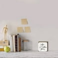 thumbnail image 2 of Eveokoki Coffee Scrubs Box Sign Wood Box Sign Funny Coffee Bar Signs Wood Farmhouse Coffee Wall and Tabletop Decoration for Home Housewarming Coffee Bar 5.2 Inch, 2 of 5