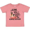 thumbnail image 3 of Inktastic A Girl Who Loves Her German Shepherd Boys or Girls Baby T-Shirt, 3 of 5