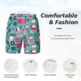 thumbnail image 5 of Balery Excavator Mens Swim Trunks Swim Shorts for Men Quick Dry Inseam Beach Shorts with Compression Liner Pocket-X-Large, 5 of 9