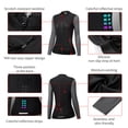 thumbnail image 2 of Women's Long-Sleeved Cycling Jersey Breathable Bike Jersey Mountain Quick-Drying Reflective, 2 of 8