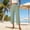 Light Green, variant on Women Wide Leg Pants High Waist Solid Three‑Quarter Cotton Linen Womens Sweatpants Beige
