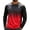 Red, variant on QSXADF Long Sleeve Workout Shirts for Men Athletic Tees Gradient Quickly Dry Crew Neck T Shirt Long Sleeve Athletic Sports Fitness Men's Fall Winter Tops
