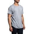 thumbnail image 6 of Victorious Men's Hipster Long Length Curved Hem T Shirt, Up To 5X, 6 of 8