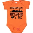 thumbnail image 3 of Inktastic Portland Oregon Someone Loves Me Skyline Boys or Girls Baby Bodysuit, 3 of 5
