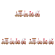thumbnail image 2 of Juego Tren Navidad 3 Uds. Juguete Adorno Navideño Regalo para Del () Blanco, 2 of 5