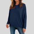 thumbnail image 2 of Women Boat Neck Batwing Long Sleeve Fall Oversized Ribbed Knit Pullover Sweaters Baggy Tunic Tops, 2 of 5