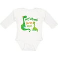 thumbnail image 3 of Inktastic My Mimi Loves Me Grandson Dinosaur Boys Long Sleeve Baby Bodysuit, 3 of 5