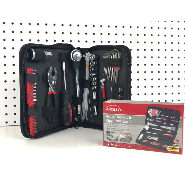 Apollo Tools DT9774 56-Piece Automotive Tool Kit - Walmart.com