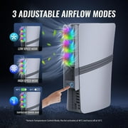 Cooling Fan For PS5 Pro/for PS5 Slim Disc & Digital Edition, Cooling Fan External Fan Cooler Quiet Cooler Fans for PS5 Pro/Slim Disc & Digital Edition (gray)