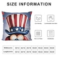 thumbnail image 5 of SHANXI American Pillow Covers American Flag  Pillows Case USA Gnome Decor 24x24in, 5 of 5
