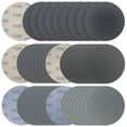 thumbnail image 2 of 50-Pack 6 Inch Hook and Loop Sanding Discs - Assorted Grits 1000/1500/2000/3000/5000 Silicon Carbide Waterproof Sandpaper for Random Orbital Sander, Dry & Wet Polishing and Grinding, 2 of 5