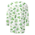thumbnail image 6 of Xuyuer Fashion Women's Casual Printed Round Neck 3/4 Sleeve T-shirt Fashionable Blouse Tops, 6 of 7