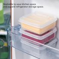thumbnail image 5 of CHUANK Set of 4 Sliced Cheese Storage Containers Reusable Butter Storage Containers with Lids Cheese Containers for Kitchens Restaurants Hotels, 5 of 5