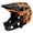 Camouflage Orange, variant on Full Face Mountain Bike Helmet Adult Racing Downhill MTB Helmet for Men/Women Adult Mountain Bike Helmet with Visor Over 31 Vents Head Circumferences of 59-61cm Bike Helmet