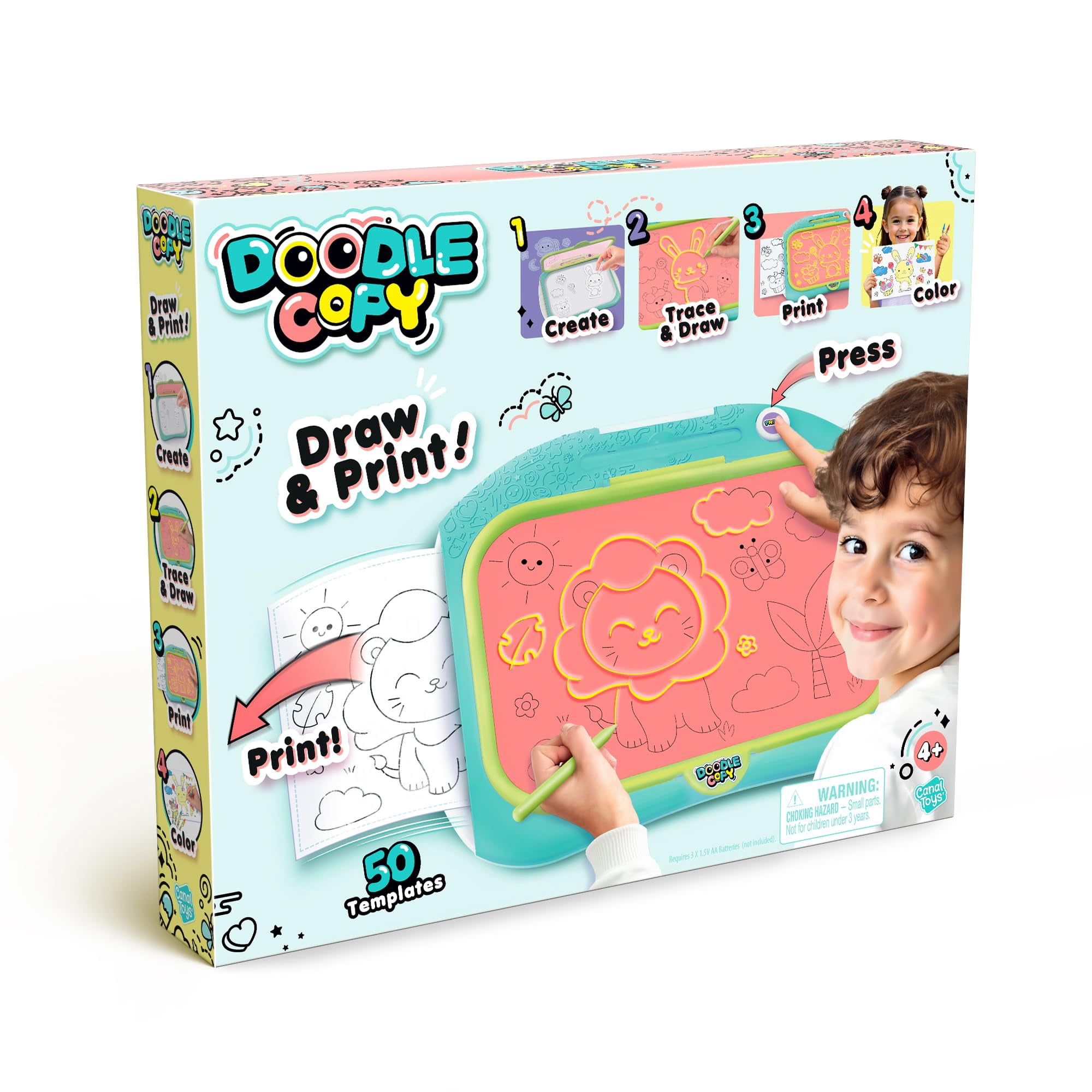 Doodle Copy Machine – Trace, Print & Color Drawing Toy