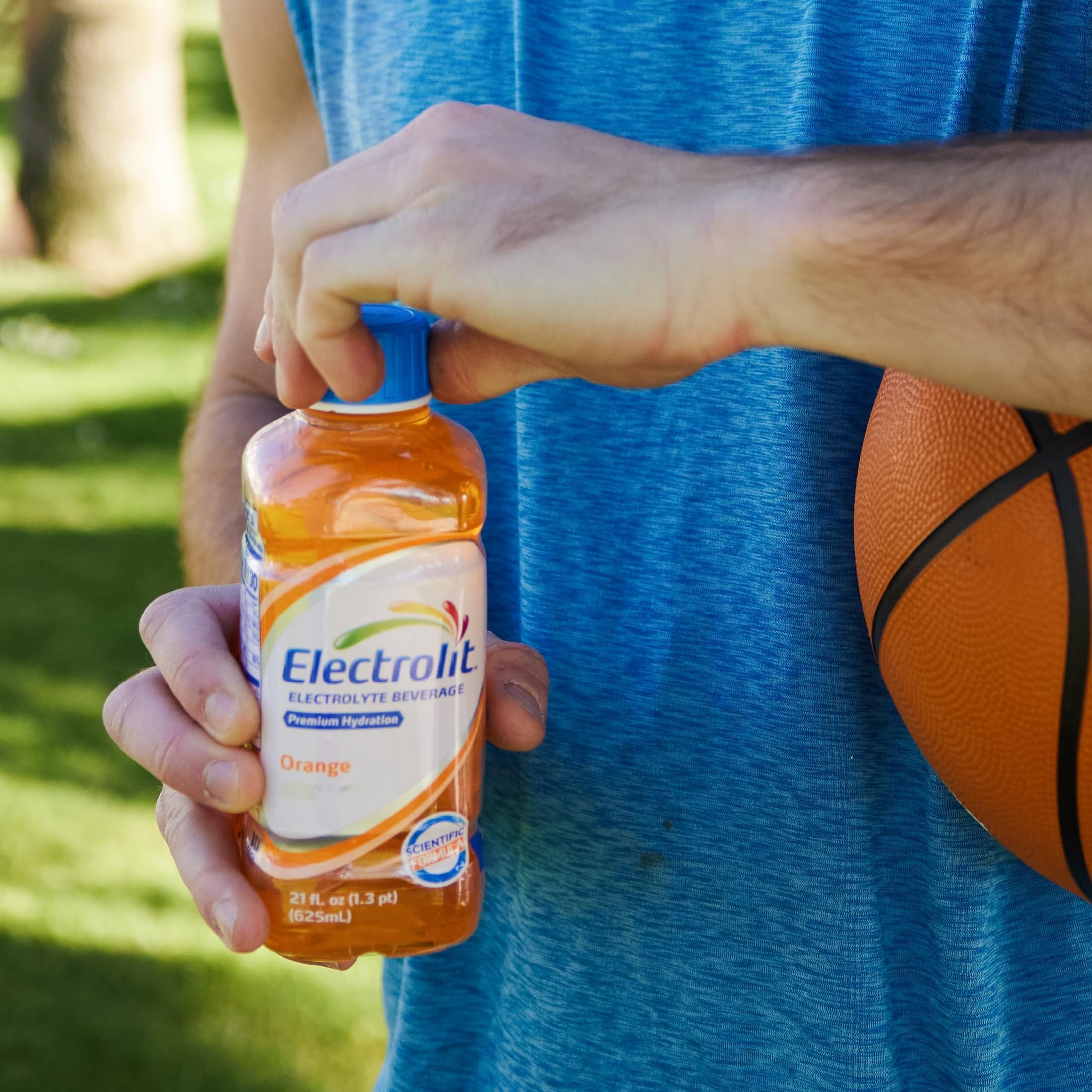 Electrolit, Electrolyte Beverage, Orange, 21 Fl Oz bottle (Pack of 12)