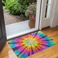 thumbnail image 2 of Rainbow Tie Dye Mandala Pattern Door Rugs,Washable Non Slip Door Mats Indoor,Decorative Door Mats,Entry Mat Indoor for Entrance,Bedroom,Kitchen,Bathroom,17"x30", 2 of 6