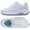 White, variant on BROYON Women's Wide Toe Box Walking Shoes with Arch Support for Plantar Fasciitis Comfort Tennis Orthotic Sneakers Wide Width Athletic Footwear US 6-11
