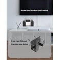thumbnail image 4 of Organizador de estantes para montaje en pared para aparatos electrónicos, color negro, 4 of 7