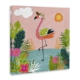 thumbnail image 3 of Stupell Industries Cottage Tropical Flamingo Pond Canvas Art, 24 x 24, by Tina Finn, 3 of 8