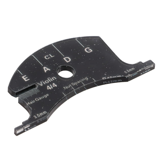 Outil de Référence pour Chevalet de Violon, Touche Acrylique pour Chevalet de Violon Faisant un Modèle d'Outil de Mesure