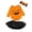 Orange, variant on HCYSFG Girls Halloween Costume Sets Graphic Print 3 Piece Crewneck Long Sleeve Dress Up Outfits Bodysuit Tutu Skirt Performance Sets