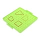 thumbnail image 5 of Tablero geométrico de plástico con bandas elásticas de colores, herramientas de ayuda para matemáticas tempranas, 4 elegidos Verde, 5 of 9