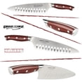 thumbnail image 2 of Ergo Chef Crimson Series 8" Chef's Knife German Stainless Steel w/ Ergonomic G10 Handle, 2 of 5