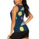 thumbnail image 3 of Fotbe Astronaut With USA Flag Blusas Sin Mangas para Mujer – Estilo Casual, Corte Suelto, Slim-Fit, Cuello Redondo Deportivo, Tops de Verano para Gimnasio y Yoga-XX-Large, 3 of 7