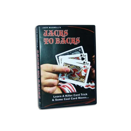 Jacks to Backs DVD with Jack Maxwell, Magic Card Trick Instruction