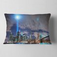 thumbnail image 2 of Designart Manhattan Panorama - Cityscape Photo Throw Pillow - 12x20, 2 of 5