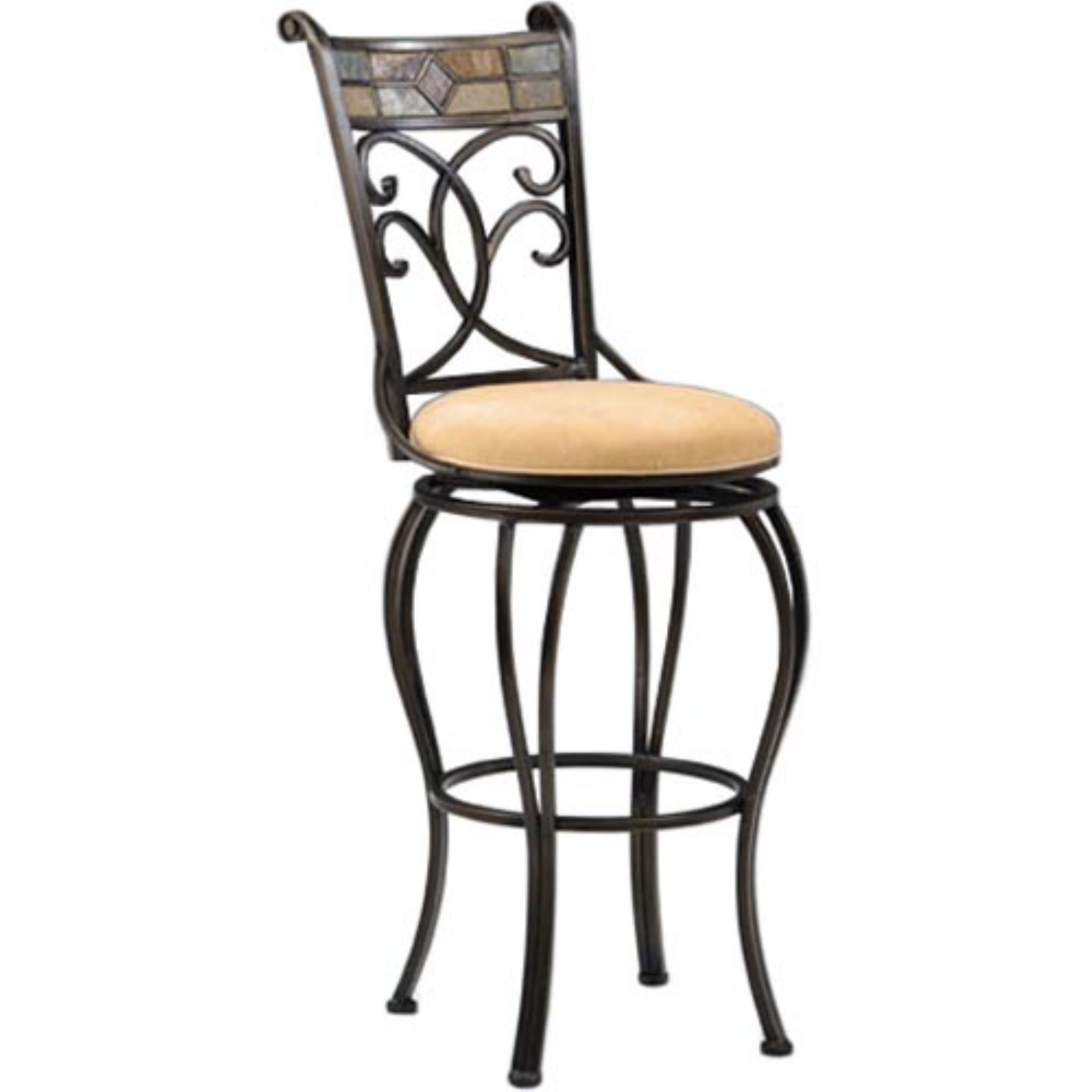 Hilale Pompei 30 In Swivel Bar Stool Black Gold Com Swivel Bar Stool Black Gold Com
