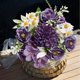 thumbnail image 5 of Ramo de peonías de seda artificial flores falsas ramo de novia y decoración para el hogar, 5 of 6