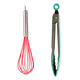 thumbnail image 1 of Utensilios de cocina de silicona de 2 piezas, sistema de utensilios de cocina de silicona fácil de limpiar, para utensilios de cocina antiadherentes, 1 of 5